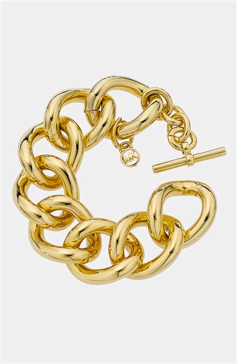 michael kors chain link toggle bracelet|Michael Kors Toggle Chain Fashion Bracelets for sale .